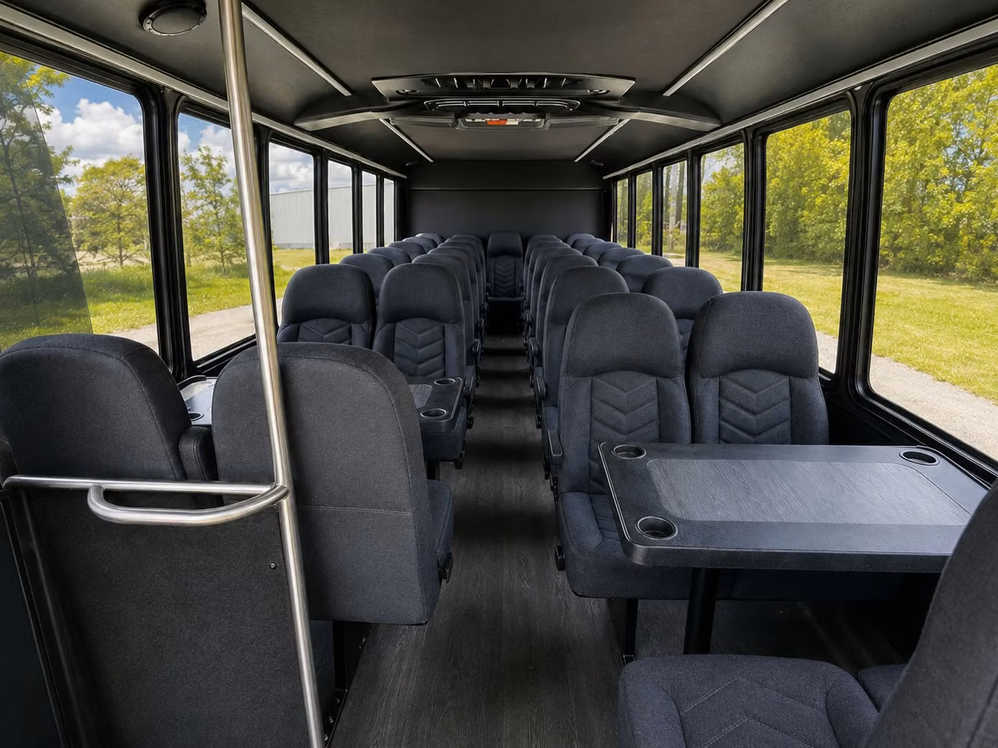 15 passenger minibus interior