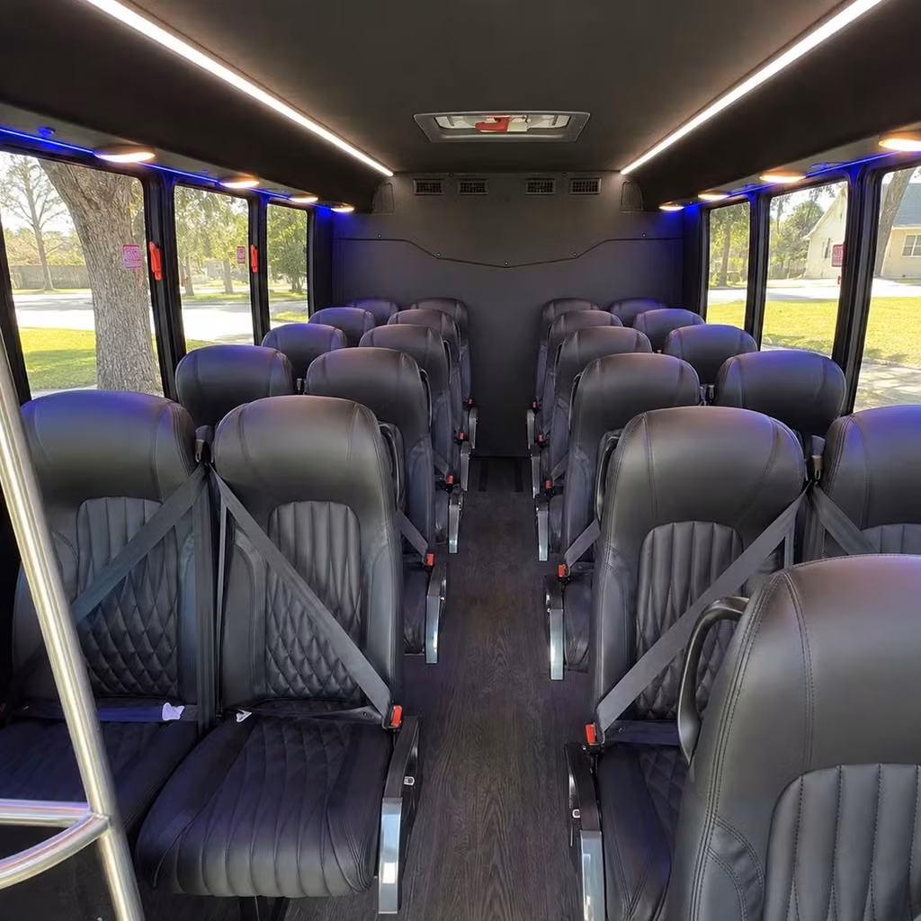 25 passenger minibus inside