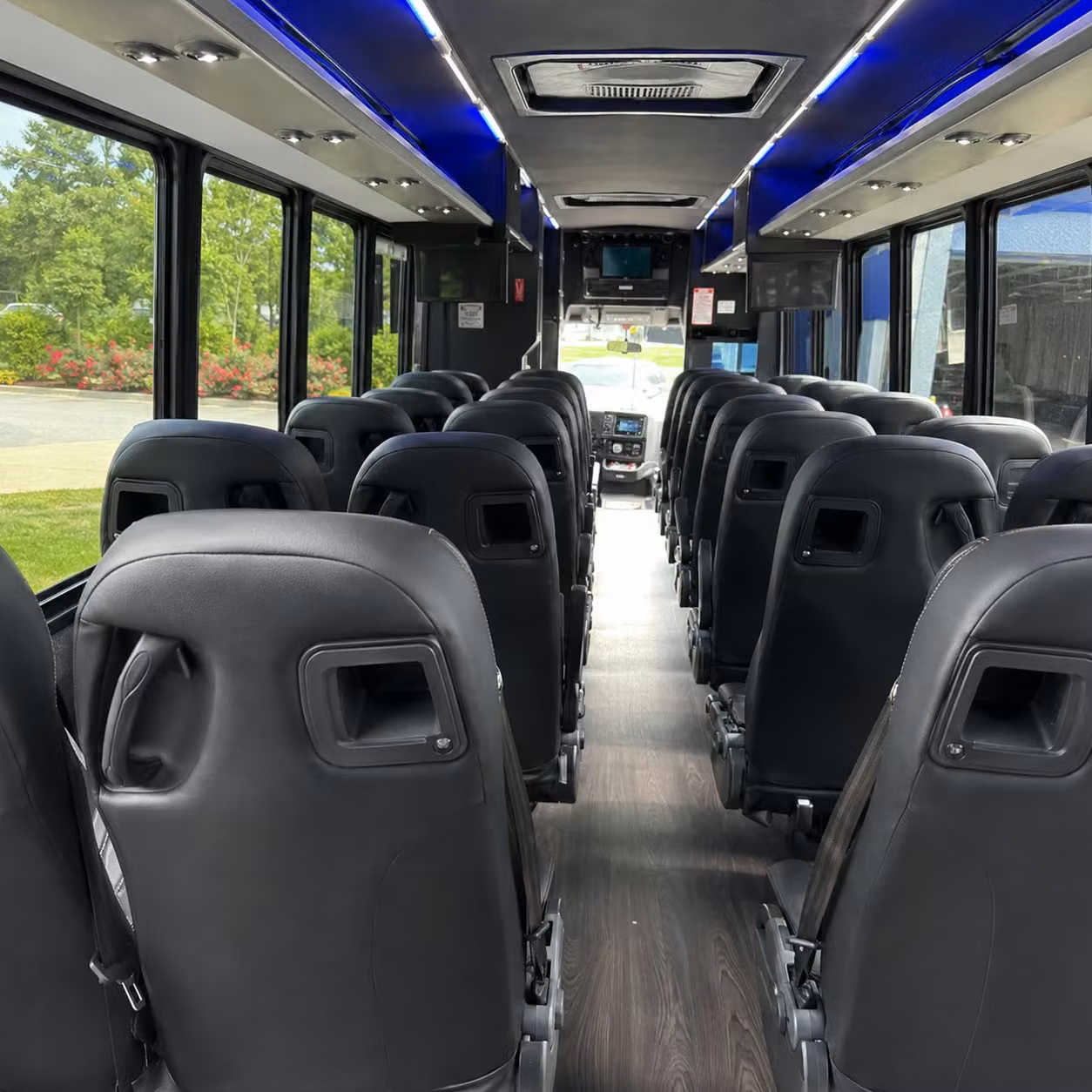 30 passenger minibus inside