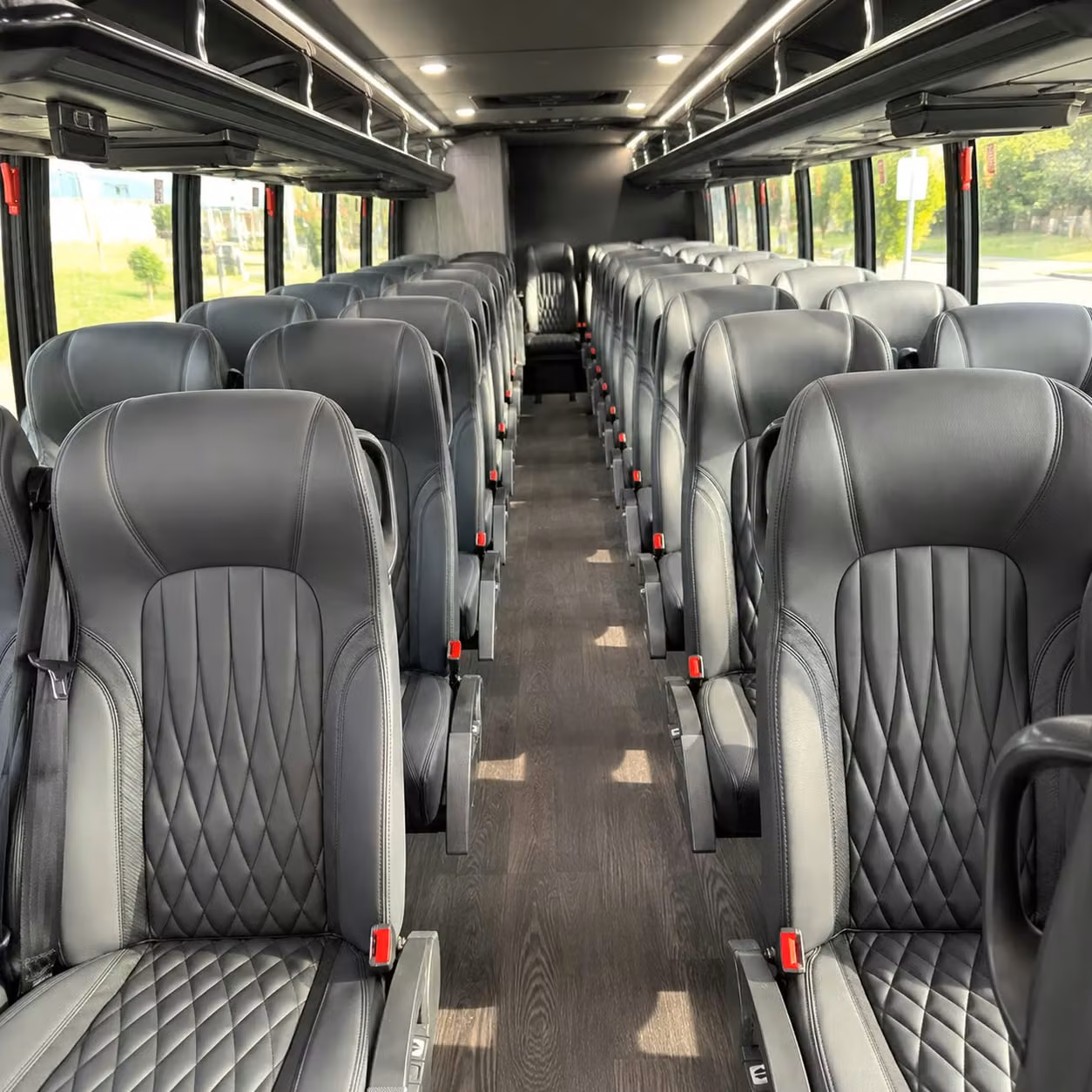 35 passenger minibus inside