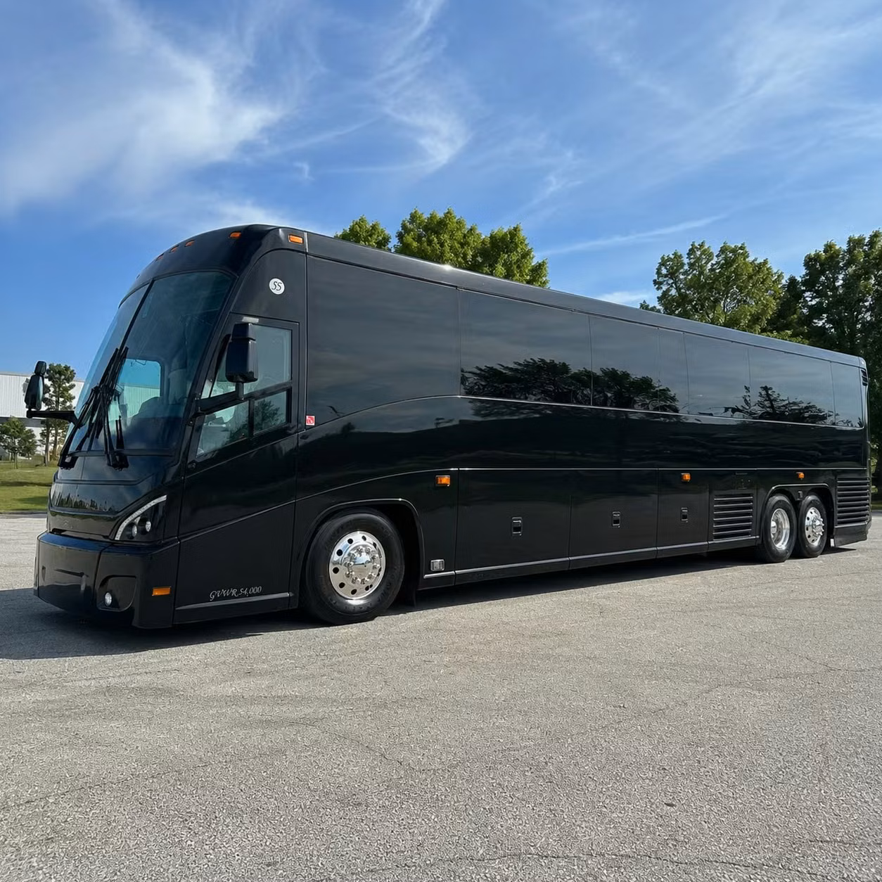 56 passenger charter bus