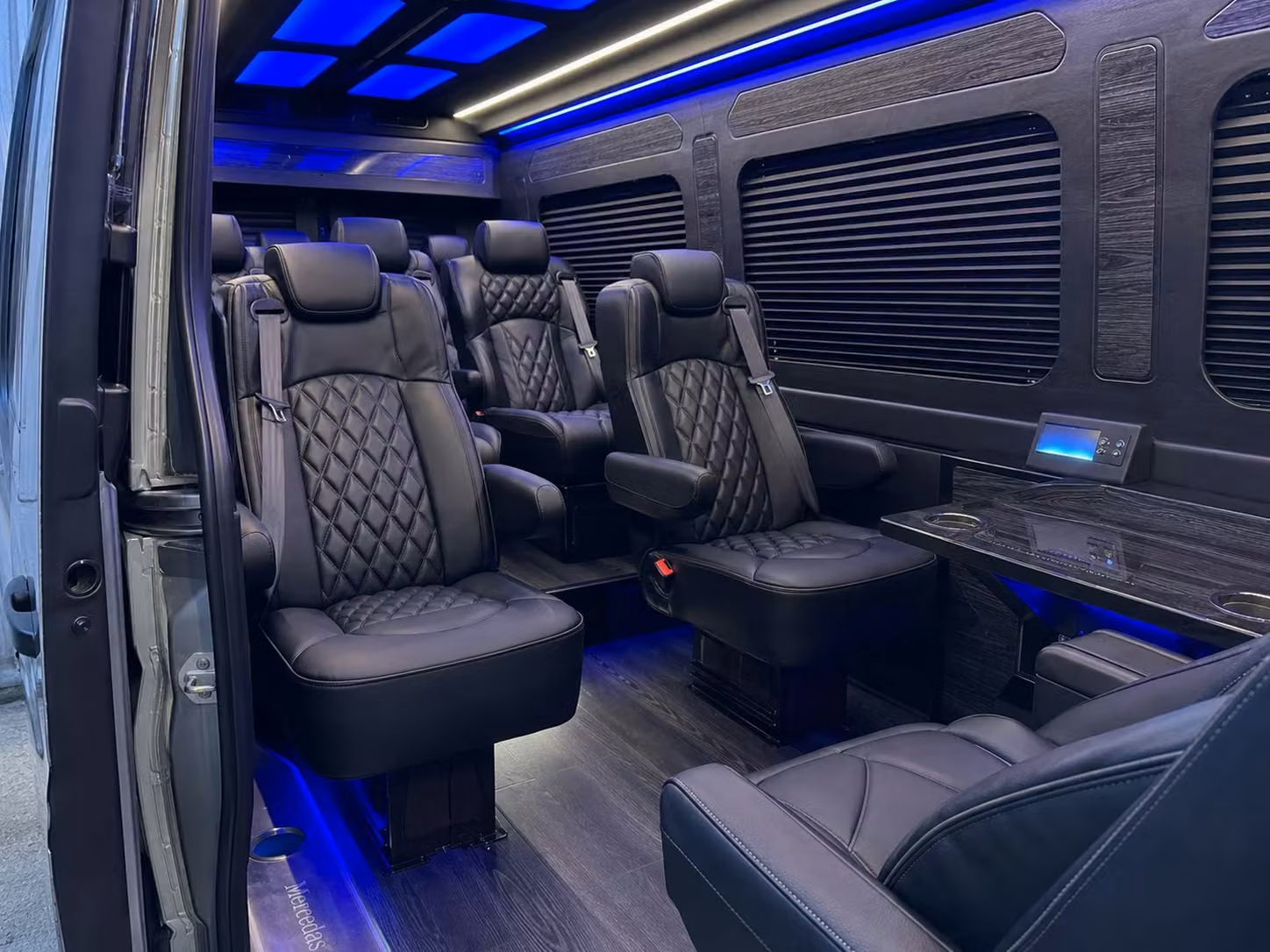 sprinter van transportation for groups and events across salem