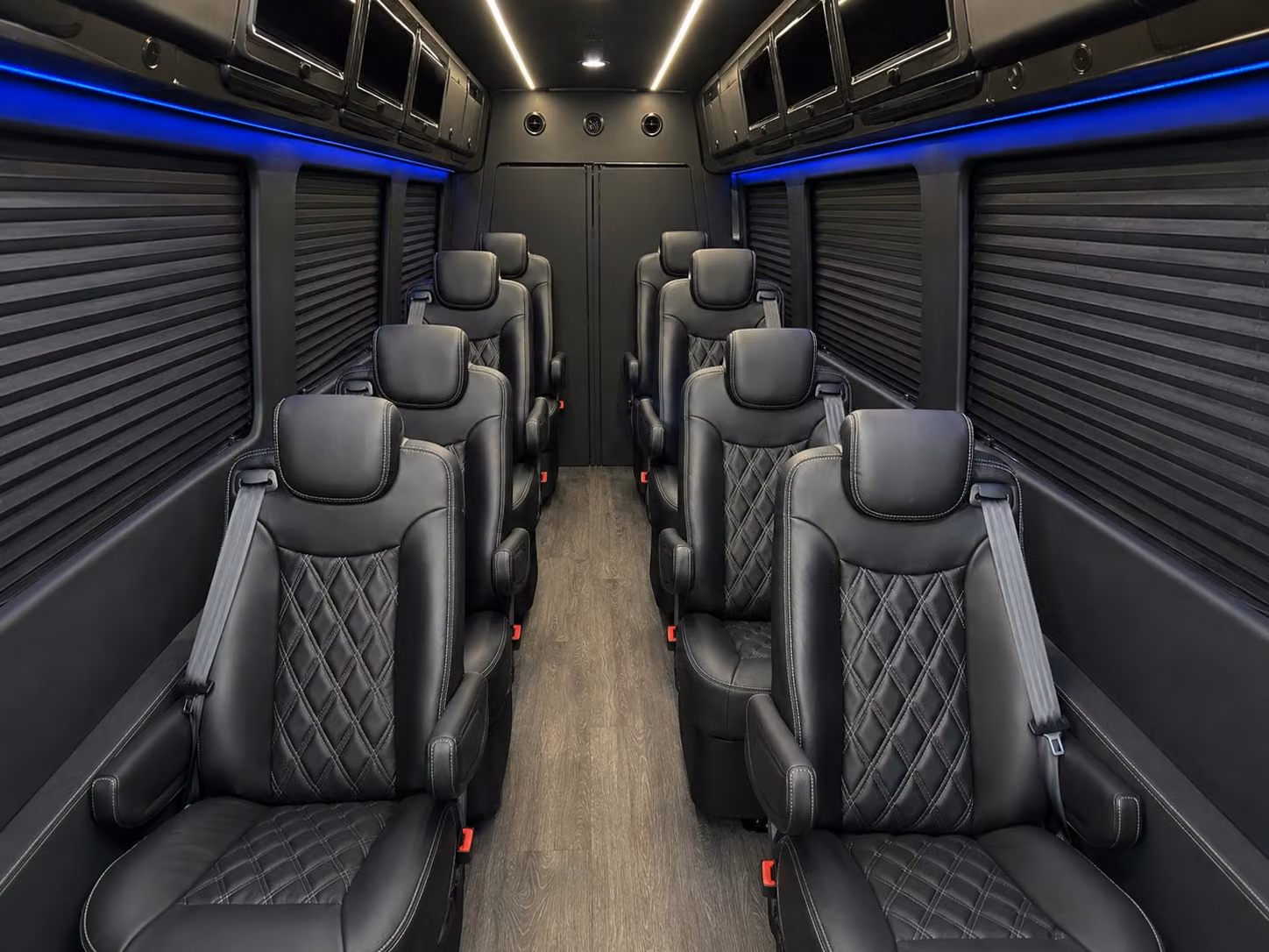 sprinter van with driver interior